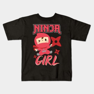 Ninja Kids Karate Gifts for Girls Ninja in Training Kids T-Shirt